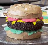 Nice.Burger cake shape