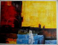 100% Handmade Abstract Oil Painting On Canvas With High Quality Low Price