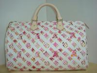 Louis Vuitton White Monagram Watercolor Speedy 35 M95752