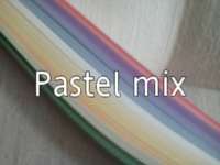 Quilling paper pastel mix