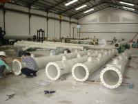 FRP TANK,  FRP PIPE & FITTINGS,  FRP SCRUBBING,  FRP DUCTING,  FRP LINING,  FRP HOUSING,  FRP ROOFING,  RESIN CONCRETE,  ETC
