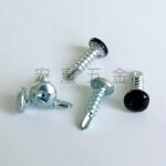 Pan square with powder-painted head self drilling screw