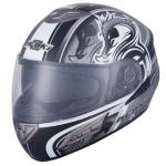 826-1 black grey ECE motorcycle helmet