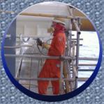 Sandblasting and Painting Contractor,  UHP Water Jetting,  Tank Cleaning,  and Corrosion Protection.