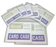 Card Case / Kantong Kartu ( Plastik PP) merk NOVUS ( 8 ukuran)