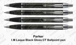Parker IM Laque Black Gloss CT Ballpoint pen Souvenir / Gift and Promotion