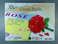 3D CRYSTAL PUZZLE,  ROSE,  LING ZHI,  No.9001