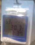 Digital Thermo Hygrometer Indoor - Outdoor ATH - 01 Aditeg