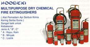 Multipurpose Dry Chemical Fire Extinguisher Hoozeki.Hubungi Tn ATHAN Fax: 021-62320462 HP: 081391315618 email: suksesmandiritoko@ yahoo.com