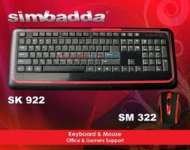 Keyboard+ Mouse simbada SM322