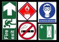 SAFETY,  WARNING,  TRAFFIC SIGN