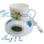 High Speed 4 Port USB 2.0 HUB & Cup Warmer with calendar