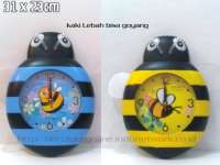 Jam dinding BEE/ lebah goyang