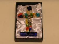 Murano Glass Art - type Croce Oro (Gold Cross)