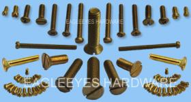 Brass machine screws fasteners