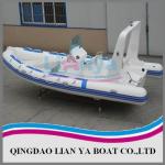 SELL rigid inflatable boat made by fiberglass hull and pvc/hypalon tubes