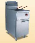 singer-tank gas fryer with cabinet