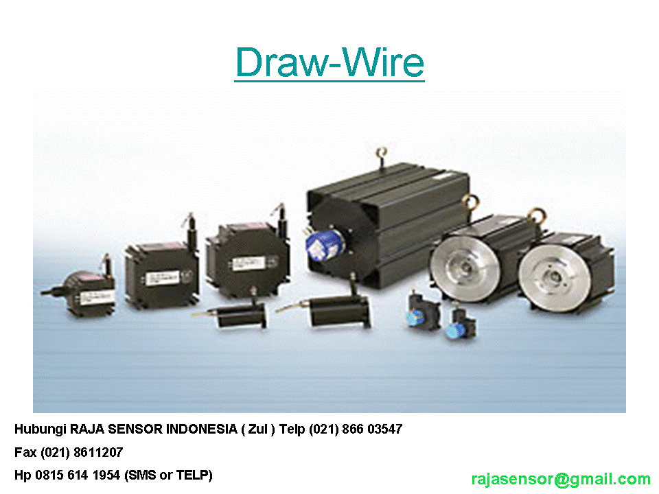 Draw- wire displacement sensors