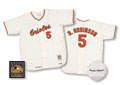 Baltimore Oriole # 5 BROOKS ROBINSON Cream Throwback Jersey