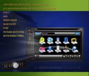Car DVD GPS 6.2" HD LCD - iPod control Bluetooth PIP RDS Steering Wheel Control