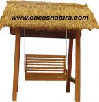 Coconut Wood Swing Chair / Ayunan Kayu Kelapa
