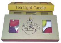 tealight candle - White/ colours