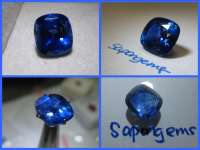 Natural Royal Blue Sapphire/ Safir BIG Certified