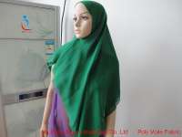 solid color square moslem' s veil