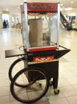 Popcorn Machine with Cart / Mesin Popcorn dengan Gerobak