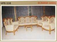 SOFA ROMAWI SARAS SET 3 + 2 + 1 + 1 ( CODE : MPB - 038 )