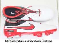 Sepatu Bola Terbaru Nike Zoom 2 Putih logo Merah ( UK 38-42)