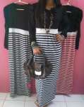 Dress garis panjang