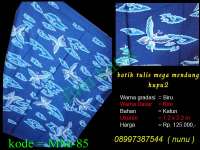 Batik Cirebon,  Mega Mendung Biru Kupu-kupu