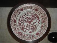 Red & White Dish,  Dynasty Ming