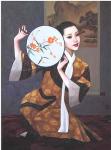 China oil paintings -- classicalitic girl oil paintings