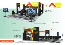 Design Exhibition Stand,  Booth,  Interior and Exterior 3D