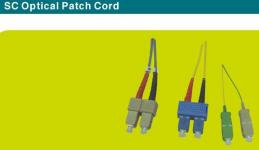 Fiber optic patch cord: SC connectors