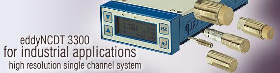 eddyNCDT 3300: Compact eddy current sensor system