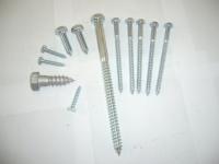 wooden screw spike