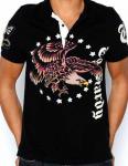 Men's ED Hardy "Diving Eagle" Short Sleeve Polo