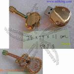 crystal guitar usb memory stick China, musical flash drives