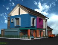 Desain Rumah Sudut Minimalis di Bekasi Utara