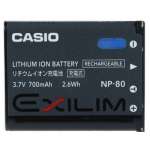 Battery/ Baterai Camera Digital Casio NP-80,  Casio NP80