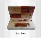 high quality popular wooden USB gift set wholesale