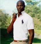 Brand new Men' s polo shirt,  white color