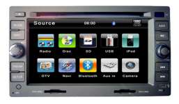 Car DVD for Buick with FM/ AM/ RDS/ USB/ SD/ MMC/ iPod/ Blueooth/ DVB-T/ TMC/ Dual zone/ GPS/ Steering wheel control