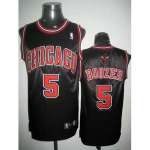 NBA Chicago Bulls Jerseys Carlos Boozer 5 Black