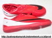 Sepatu Futsal Nike Mercurial CR7 Merah-Putih ( UK 39-43)