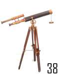 One Meter Double Barrel Telescope with wooden Tripod