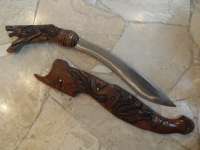 Golok Antik Ukiran Naga & Buaya